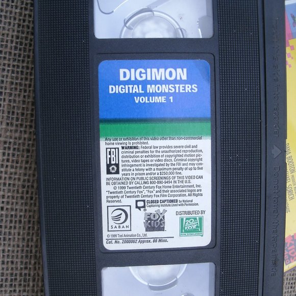Digimon Vol 1 VHS anime tape - Picture 11 of 16